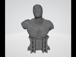 Spiderman Bust 3Dプリントモデル