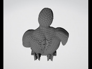 Spiderman Bust 3D Print Model