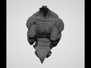Symbiote Spiderman Model Cetak 3D