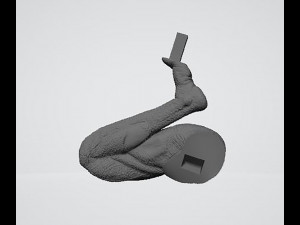Symbiote Spiderman Model Cetak 3D