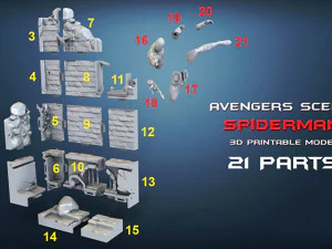 Spiderman Avenger 3D Print Model