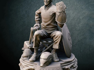 Stan Lee Modelo de impresión 3D