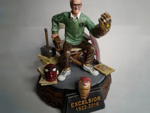 Stan Lee 3D Print Model