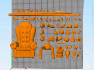 Stan Lee and Kids 3D Print Model