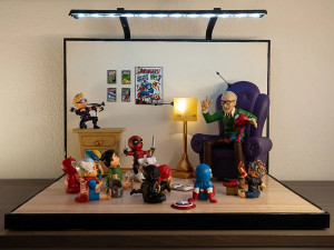 Stan Lee and Kids Model Cetak 3D