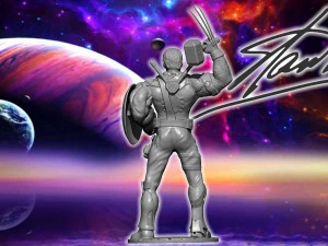 Stan Lee Heroes 3D Print Model