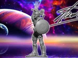 Stan Lee Heroes 3D 打印模型