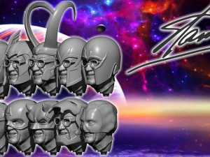 Stan Lee Heroes 3D 打印模型