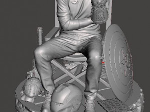 Stan Lee 3D Print Model