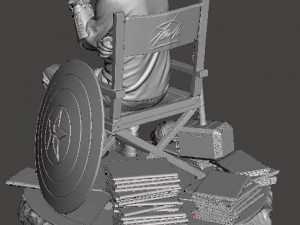 Stan Lee 3D Print Model