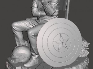 Stan Lee 3D Print Model