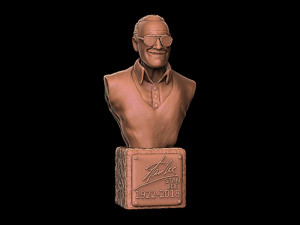 Stan Lee Bust 3D Print Model