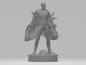 Stan Lee 3D Baskı Modeli