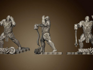 Darkseid vs Thanos 3Dプリントモデル