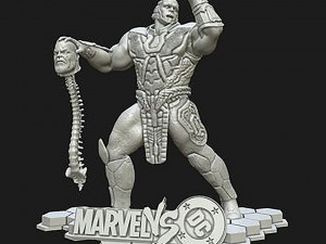 Darkseid vs Thanos 3Dプリントモデル