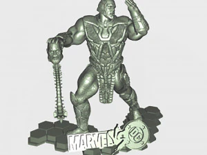 Darkseid vs Thanos 3D Print Model