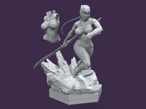 Lady Thanos 3Dプリントモデル