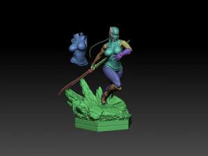 Lady Thanos 3D Print Model