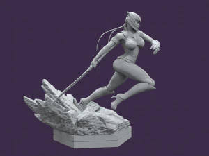 Lady Thanos 3D Print Model