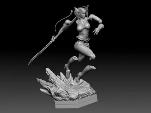 Lady Thanos 3D Print Model
