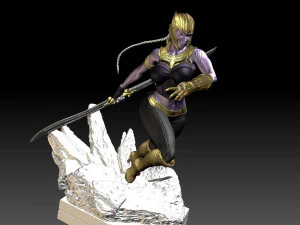 Lady Thanos 3D Print Model