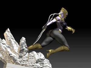 Lady Thanos 3D Print Model