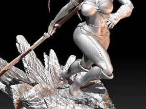 Lady Thanos 3D Print Model
