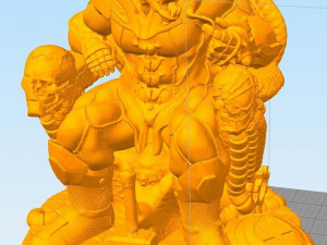 Symbiote Thanos - Venom - Infinity Gauntlet 3D Print Model