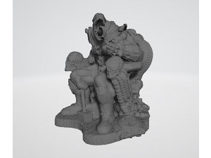 Symbiote Thanos - Venom - Infinity Gauntlet 3D Print Model