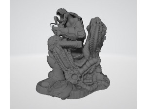 Symbiote Thanos - Venom - Infinity Gauntlet 3D Print Model