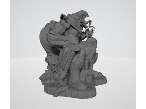 Symbiote Thanos - Venom - Infinity Gauntlet 3D Print Model