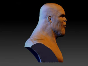 Patung Thanos Model Cetak 3D