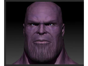 Patung Thanos Model Cetak 3D
