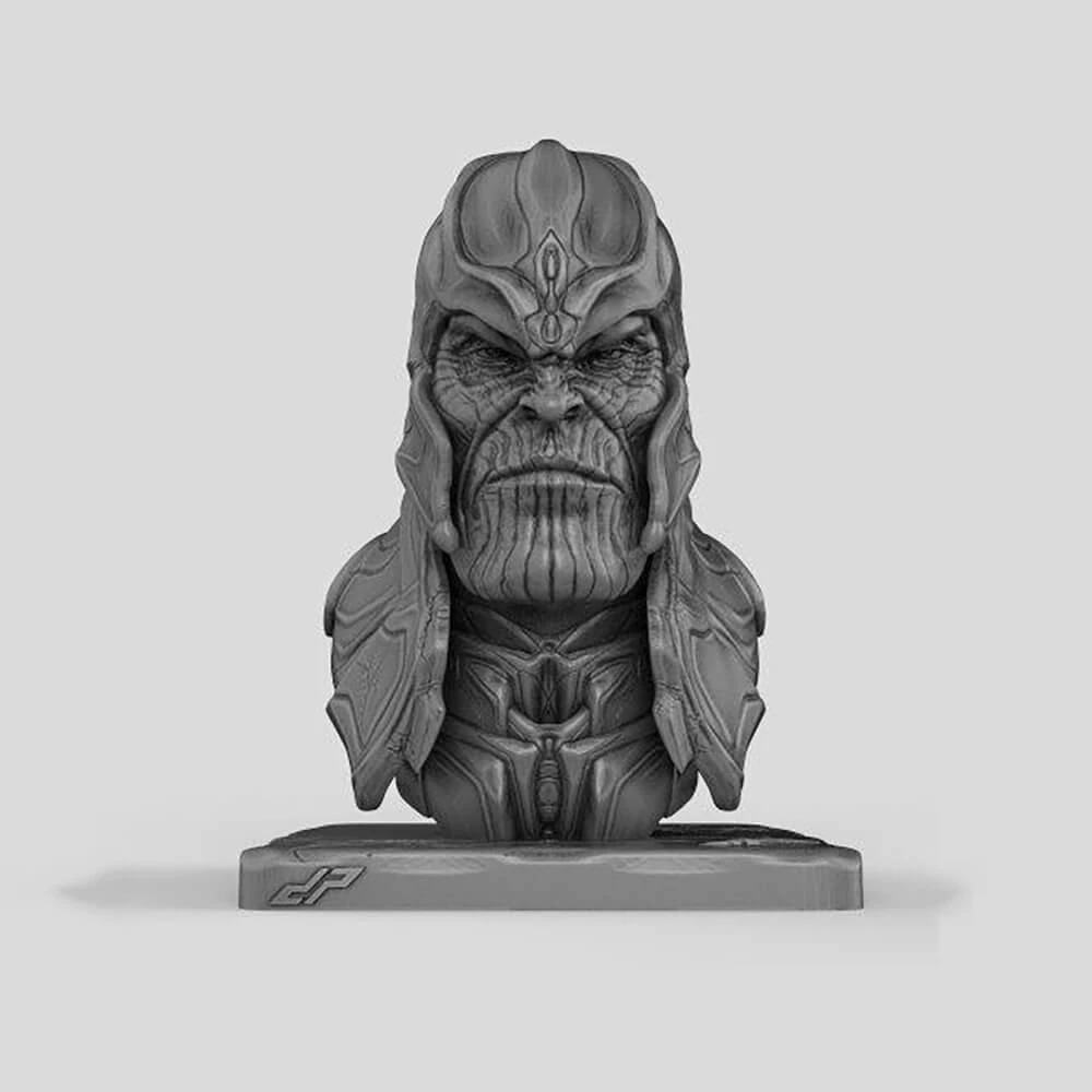 Thanos Bust 3D Print Model .c4d .max .obj .3ds .fbx .stl .blend 