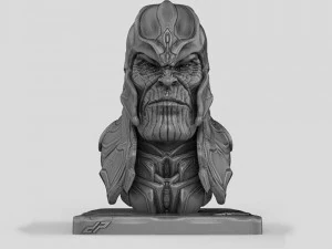 थानोस बस्ट 3D प्रिंट मॉडल