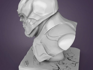 Thanos Bust Modèles 3D en vedette