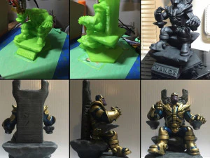 Thanos Figurine 3D Print Model