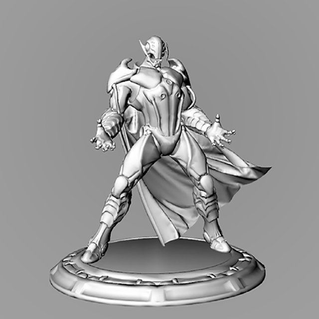 Ultron 3D Принт Модель .c4d .max .obj .3ds .fbx .stl .blend 