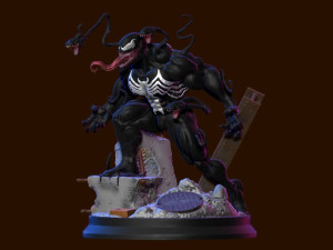Venom 3D Print Model