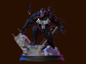 Venom 3D Print Model