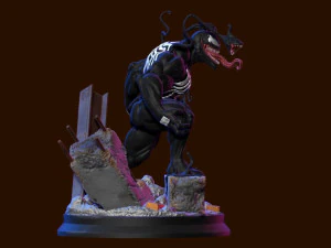 Venom 3D Print Model