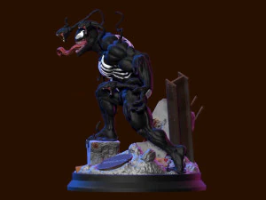 Venom 3D Print Model