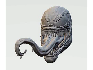 Venom Bust 3D Print Model
