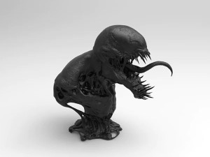 Venom Bust 3D 프린트 모델