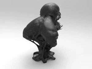 Venom Bust 3D Print Model