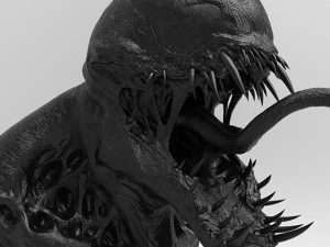 Venom Bust 3D Print Model