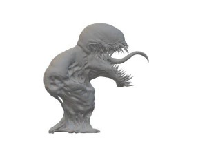 Venom Bust 3D Print Model