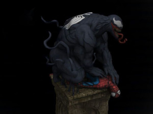 Venom vs Spiderman 3D 打印模型