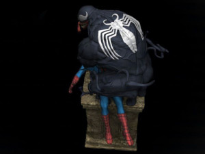 Venom vs Spiderman 3D 打印模型