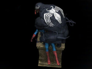 Venom vs Spiderman 3D Print Model